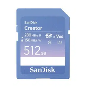 SanDisk Creator SD UHS-II SD 512GB V60 記憶卡